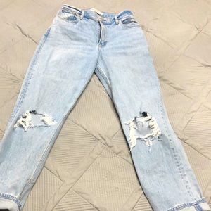 Abercrombie curve love 90’s high rise  straight